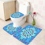 Blue Blossom Bath Mat