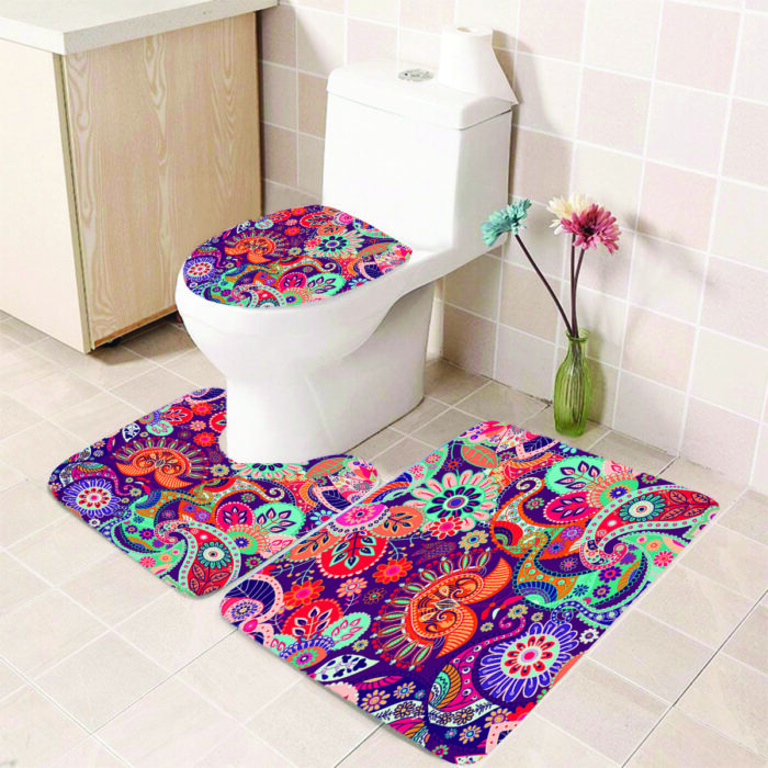 Colorful Decorative Mandala Bath - Image 1