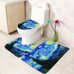 vincent van gogh art bath mat