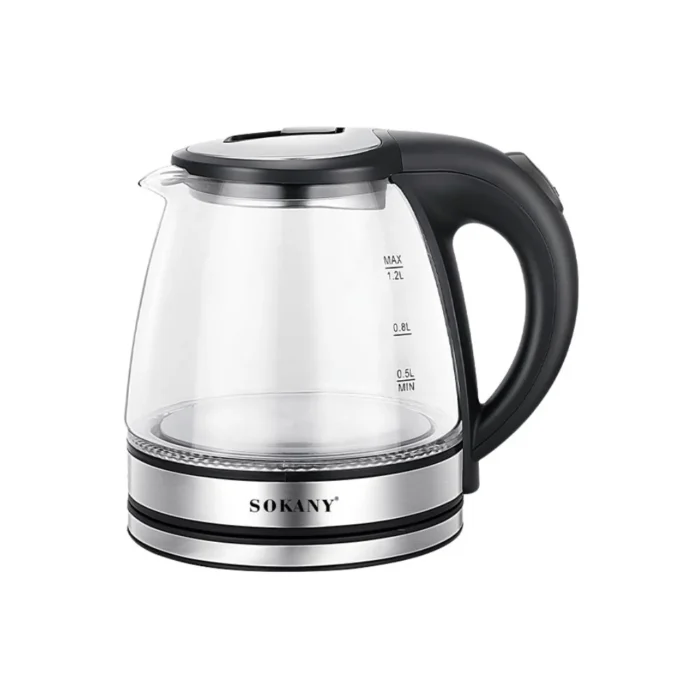 GlassPyrex Electric Kettle 1.2 Liter - 1500 W - Image 1