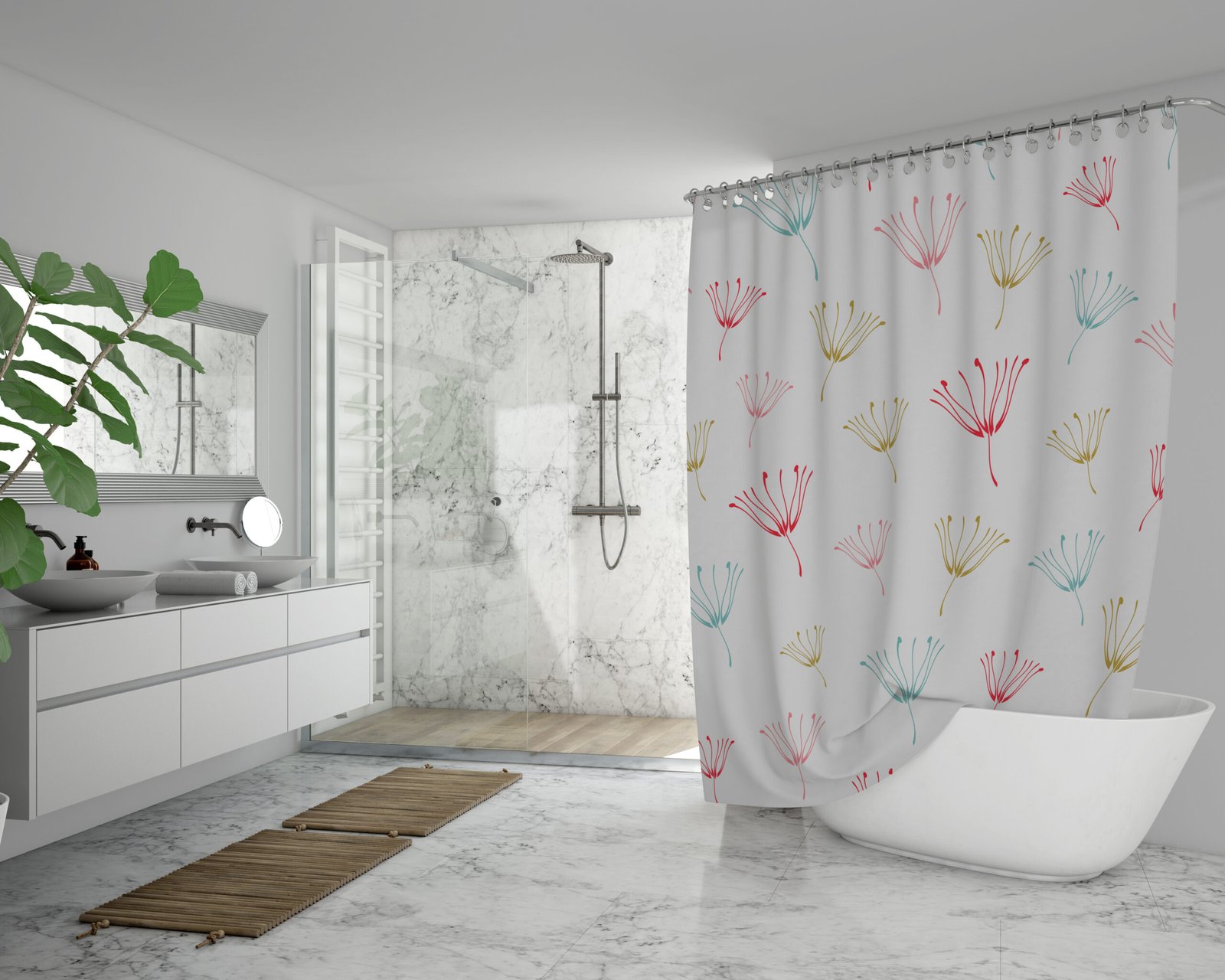 Sh-8 Shower Curtains SH-8 - Image 1